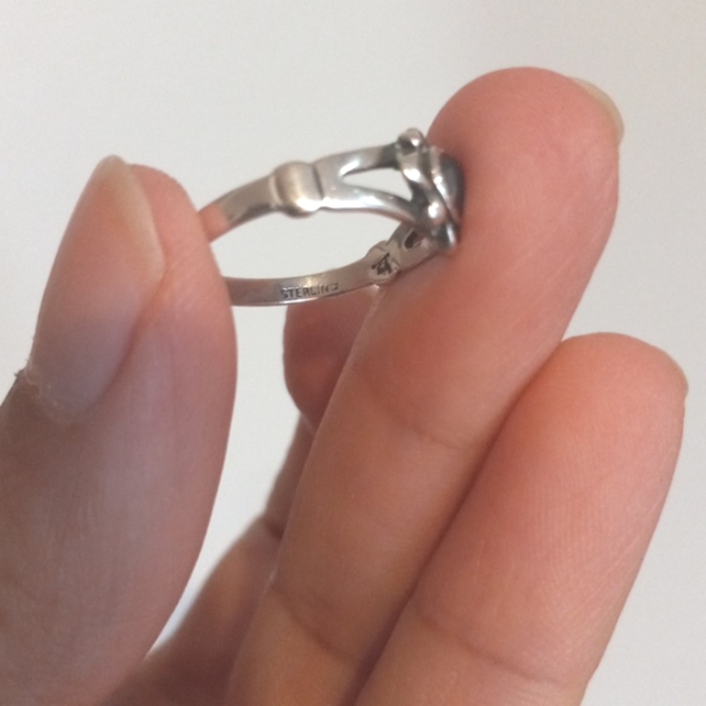 925 hematite ring - Picture 7 of 8